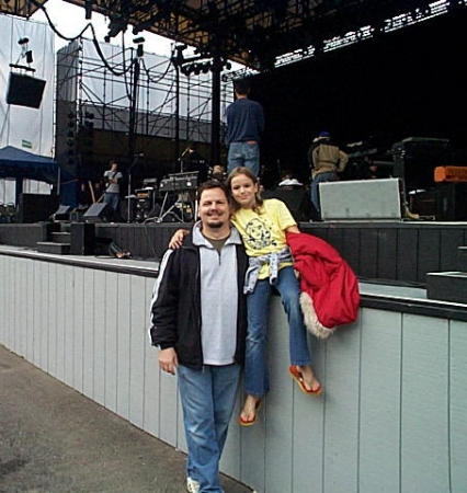 Always Music! Me and Abby at a Maroon 5 concert.