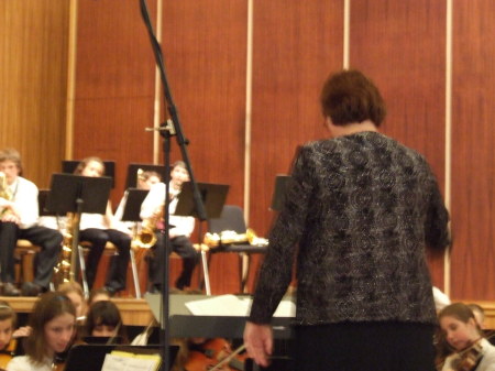 Conducting at Kleinhans