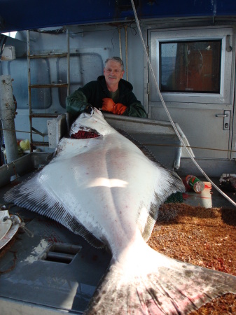 Mike and halibut