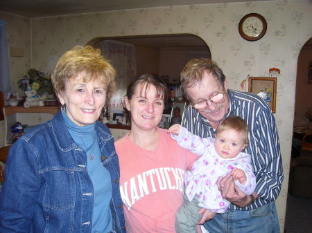 Grammy, Mommy, Molly and Grampy