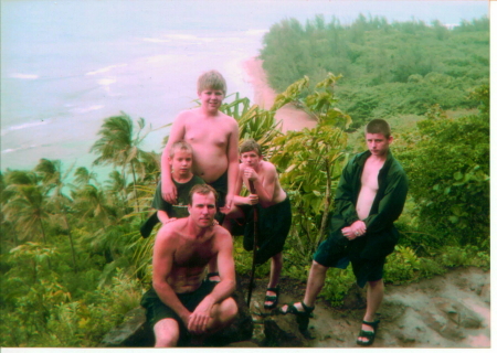 All my guys on Kauai 2003