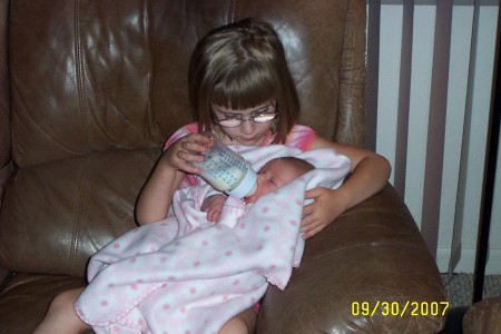 my two grand daughters