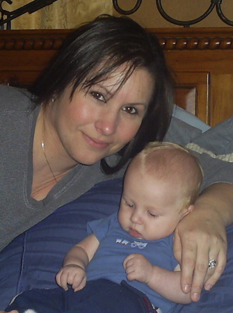 Me and my grandson Skylar