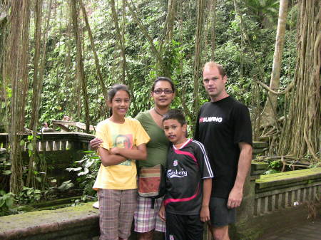family in Bali