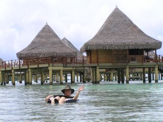 Relaxing in Moorea