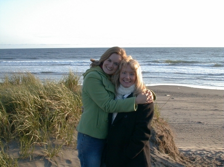 Me and my daughter, Kirsten at my place in Westport