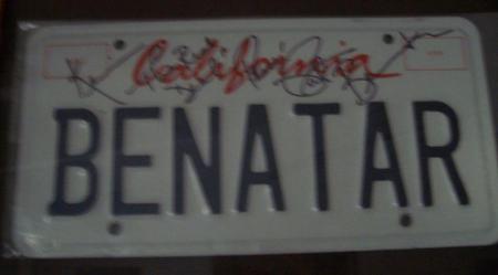 Pat likes my license plates