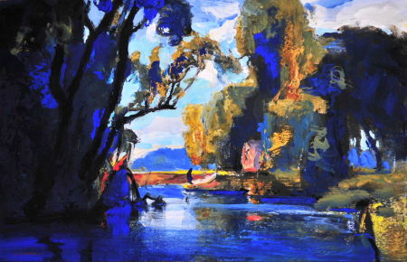 "First River Painting"