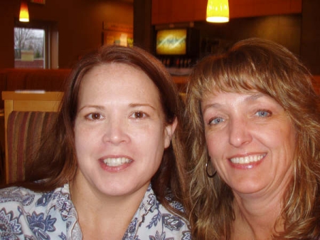 Sonya Kegg and Kim hangin' out in 2007