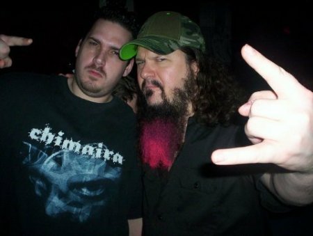 My brother and Dimebag (from Pantera) months before Dimebag was killed