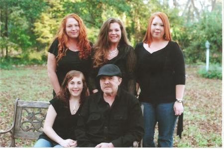 My husband George with our four daughters, Wendy, Missy, Lu and Alex