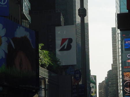 Bridgestone sign on Broadway