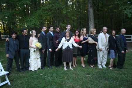 My 8 Kids, including the Bride! September 29, 2007
