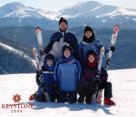 The Skiing Family