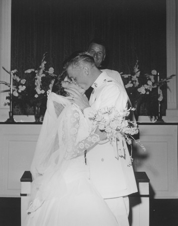 Mom and Dad's Wedding Kiss