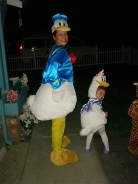 Here is Donald & Daisy Duck