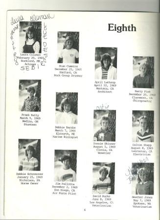 Tammy Moore's album, Yearbook Coarsegold Class of 1983