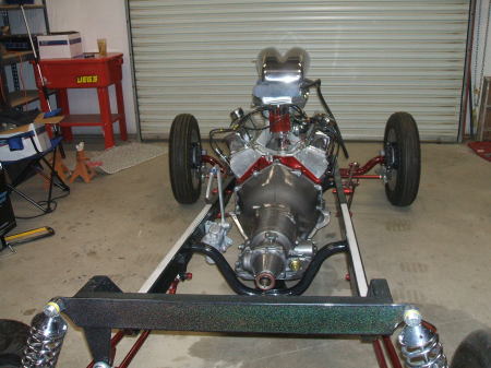 engine is in the frame now..