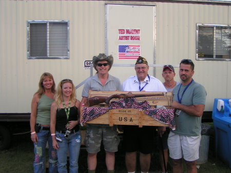 Us with Ted Nugent