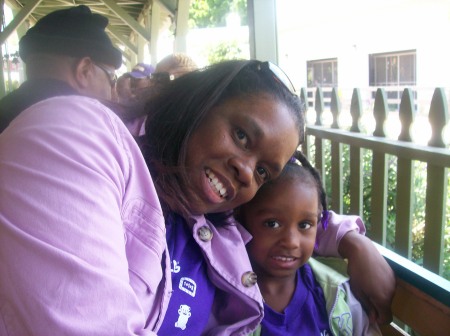 At the Zoo with Dejah.