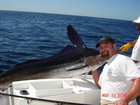 My first Marlin in Cabo San Lucas 2008