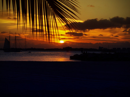 Sunset in St. Maarten