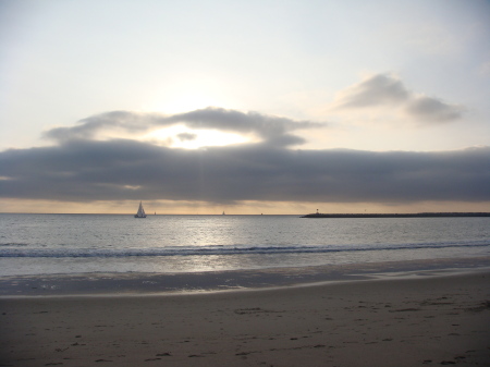 Sunset & Sailboats Almost Home