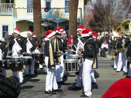 Tyler in the Knight High School Marching Band