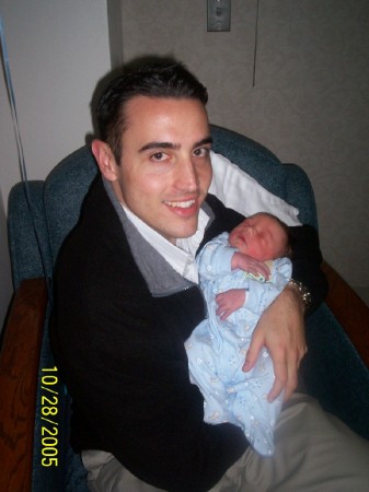 Me and the newborn nephew