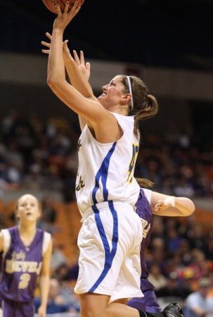 Brooke playing Basketball