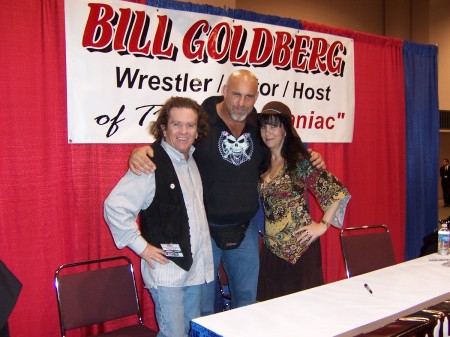 Butch Patrick, Wrestler Bill Goldberg and Helen Darras