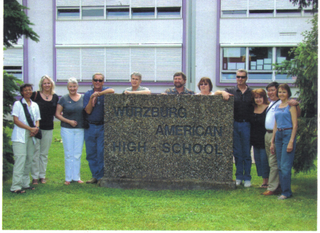 The closing of the high school in Wurzburg Ger