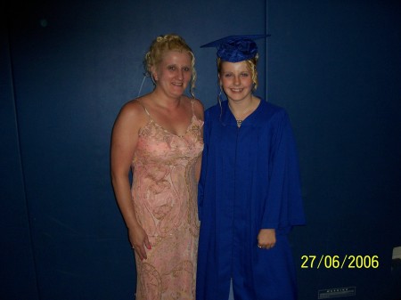 Courtney and I at her grade 8 graduation