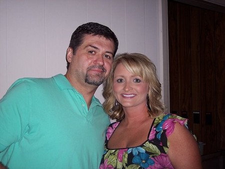 My husband Mike and me