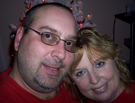 Bob and I at Christmas 2007