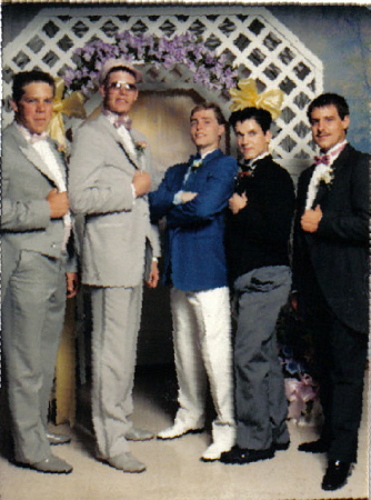 Jared,Brett, Craig Goos, Todd and Danny at Prom