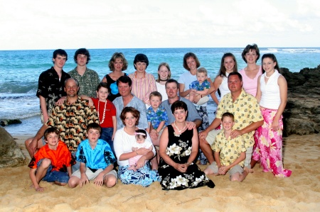 The Entire Family in Hawaii