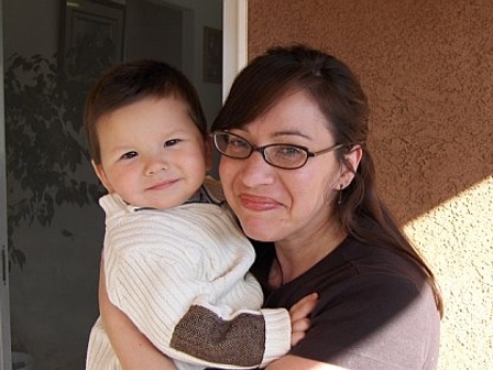 Nephew Ruben and me in New Mexico-Thanksgiving