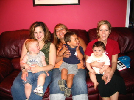 Ryan and I (on the left) with Ryan's aunts and cousins