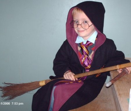 Hunter as Harry Potter