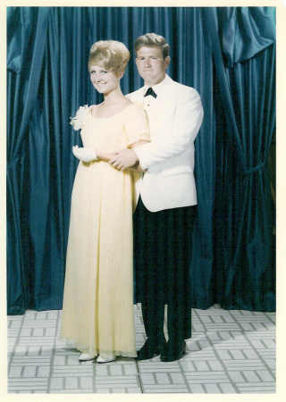 bonnie & alan on prom night may 1967
