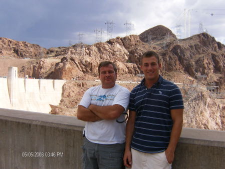 Josh and I at Hoover dam