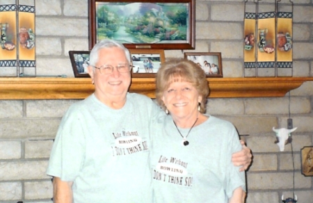 Linda & husband going bowling