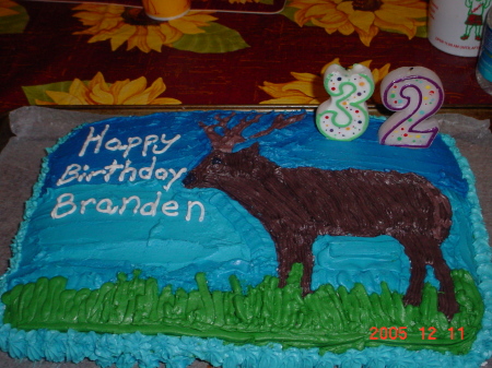 This is a cake that I had made for one of Branden's birthdays.