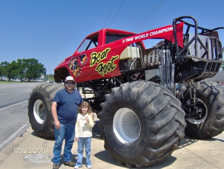 Wesley & Kaitlyn with Bearfoot Monster Truck