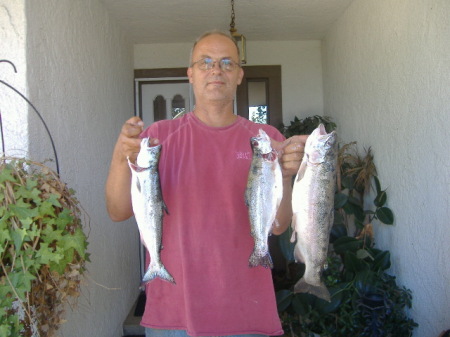 recent fishing at lake McClure