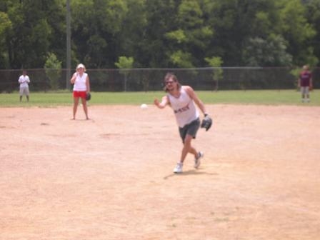 Vince on the mound