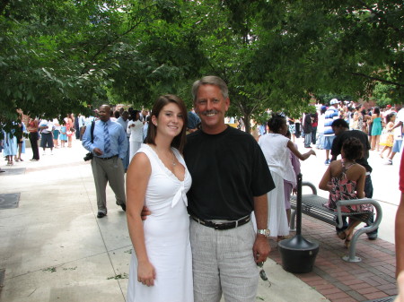 Jessie and Dad at Graduation