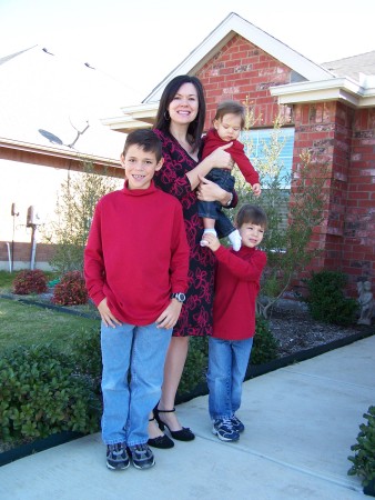 November 2006-on our way to church