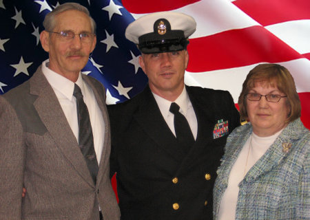 Mom and Dad on my Retirement day